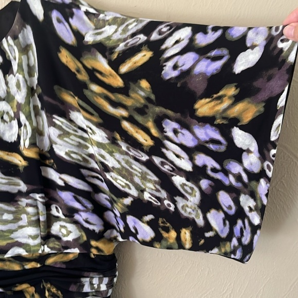 NWT Taylor Dress Zipper Back Full Sleeves Gathered Band at Waist Size 14 - Picture 5 of 16